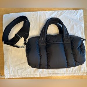 SOLD!!!! LeSportsac Sheen Roll Bag - BLACK, like new condition!